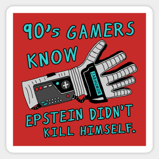 90's Gamer Epstein Sticker